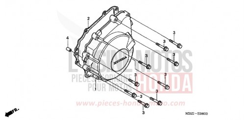 COUVERCLE DE GENERATRICE CBF600N5 de 2005
